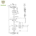 GL-11113s Reefer Refrigated Tamin Cool and Dry Box Door Lock